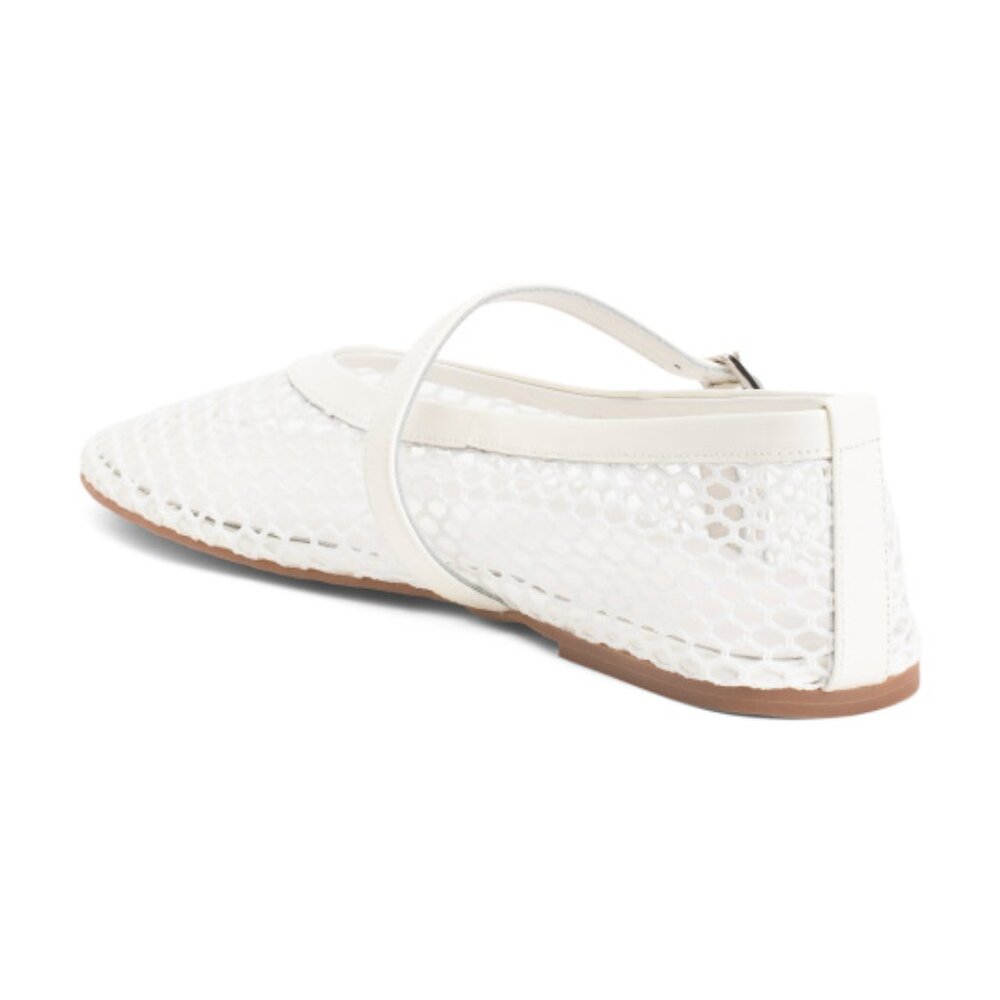 TONY BIANCO White Mia Mesh Flats - Picture 2 of 3